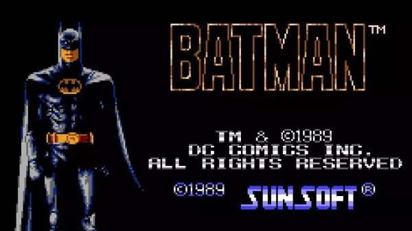 Batman Nes Title Screen