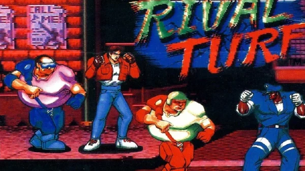 Rival Turf SNES Box Art