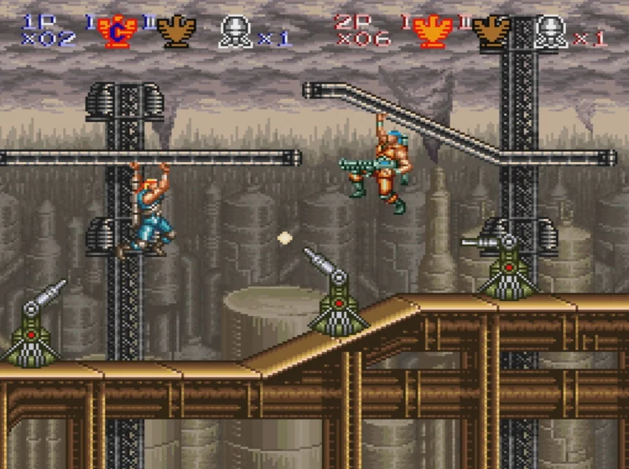 Contra 3 Gameplay SNES Contra 3 Gameplay SNES