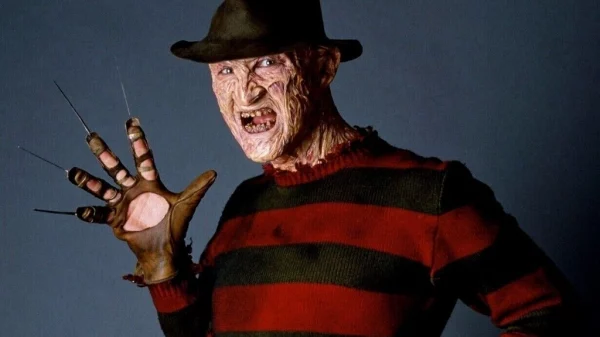 Freddy Krueger Posing With Glove in Nightmare on Elm Street