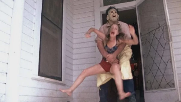 Leatherface Grabs Pam