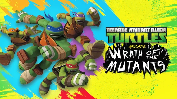 Teenage Mutant Ninja Turtles Arcade Wrath of the Mutants Artwork