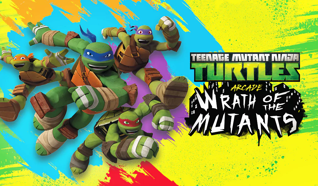 Teenage Mutant Ninja Turtles Arcade Wrath of the Mutants Artwork