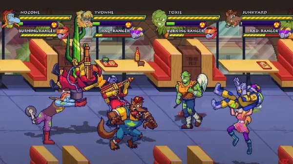 Toxic Crusaders Gameplay Screenshot