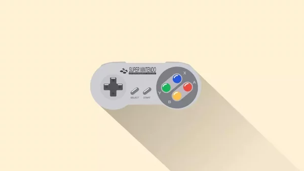 SNES Games Controller Art