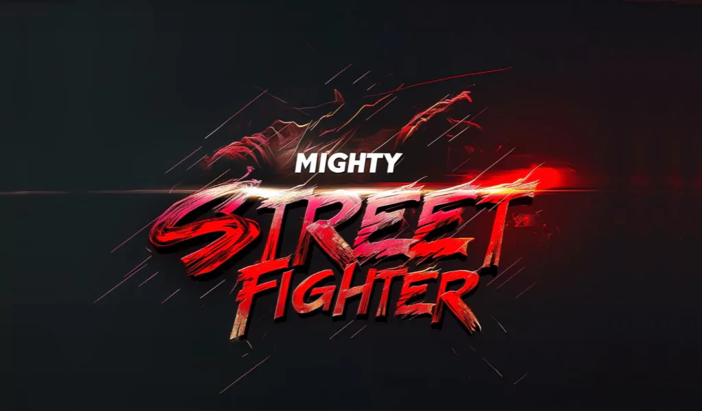 Mighty Street Fighter Logo