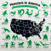 Monsters in America Map