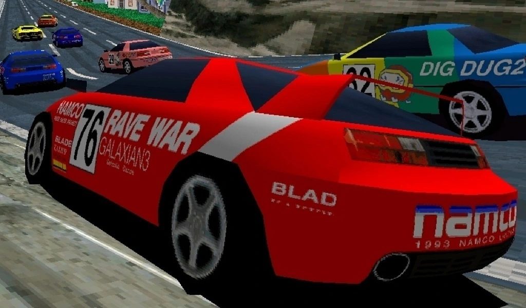 ridge racer ps1 rom feature